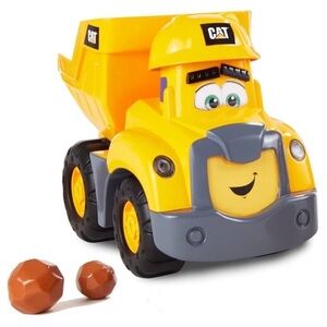 CAT Construction Dump Truck Toy - Yellow and Gray